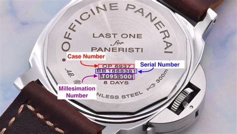 panerai year code|panerai serial number lookup.